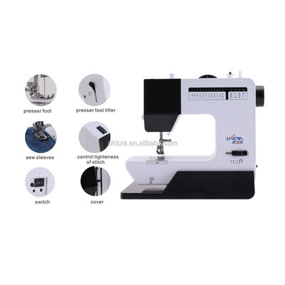UFR-737 Huishoudelijke multifunctionele overlock mini naaimachine Compact en veelzijdig