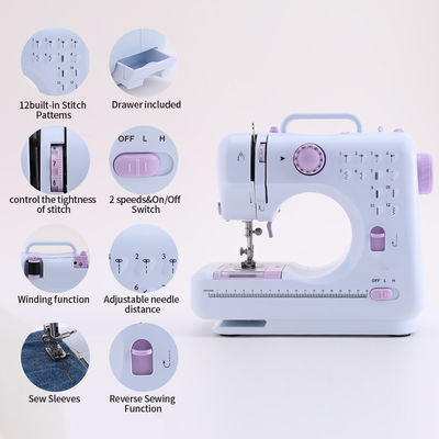Multifunctionele zigzag naaimachine voor huishoudelijk kledingstuk Tailor Mini Table Stand