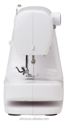 Elektrische huishoudelijke naaimachine met een gewicht van 2,9 kg en een compact ontwerp van 33,5 x 14,5 x 24 cm